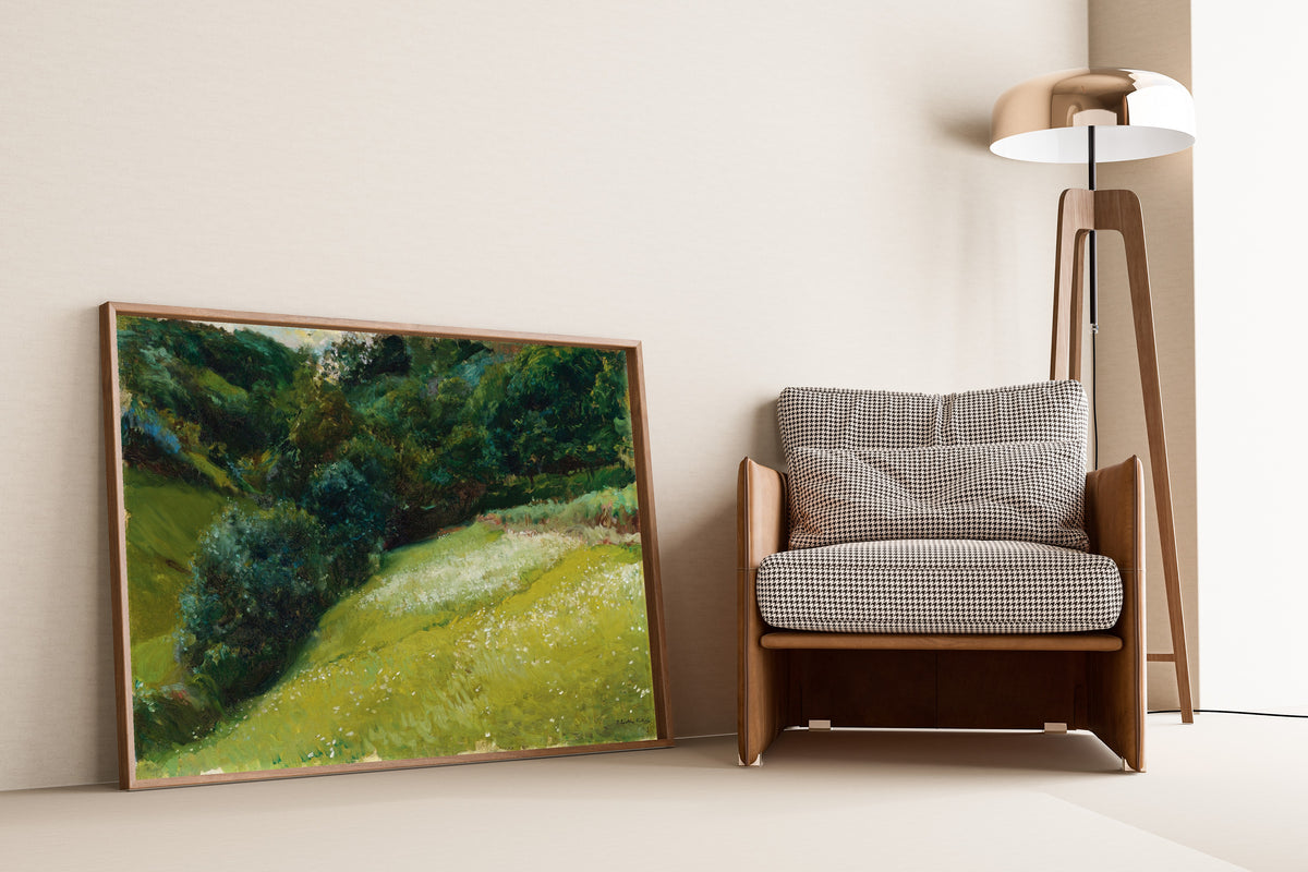 Joaquín Sorolla — Field in Asturias, San Esteban de Pravia | Fine Art Print