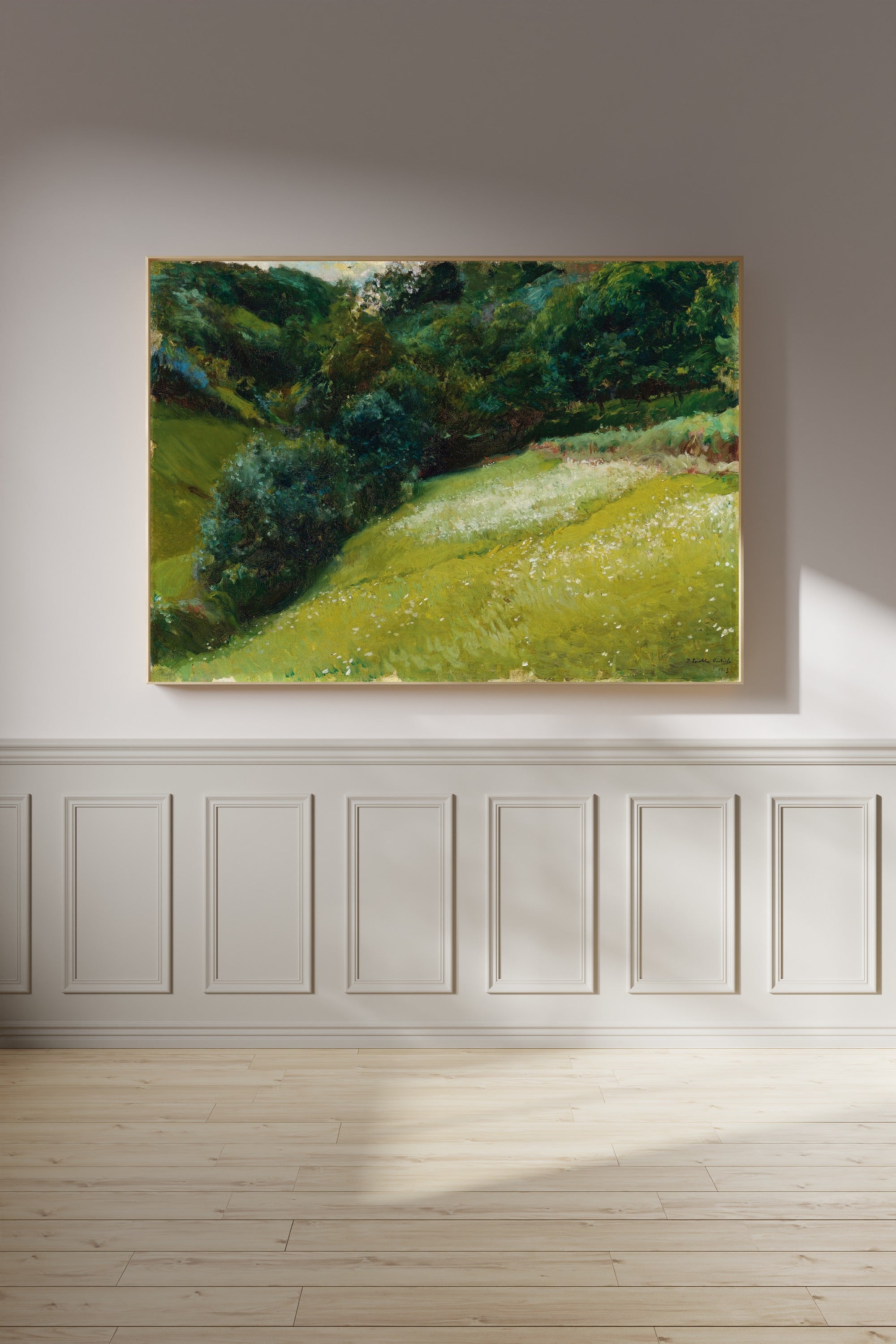 Joaquín Sorolla — Field in Asturias, San Esteban de Pravia | Fine Art Print