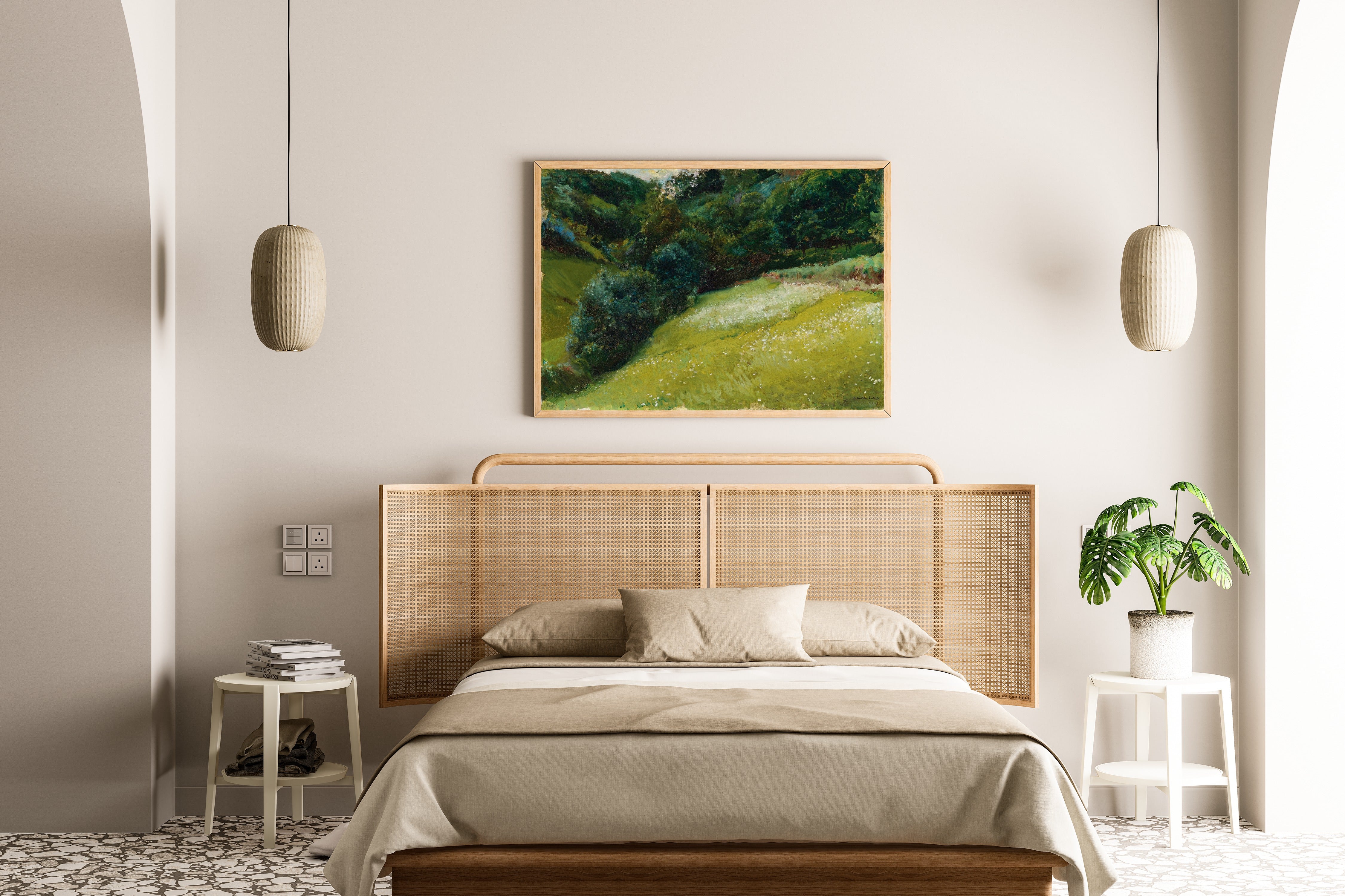 Joaquín Sorolla — Field in Asturias, San Esteban de Pravia | Fine Art Print