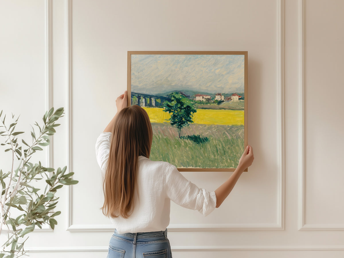 Gustave Caillebotte — Prairie au Pont d’Argenteuil | Fine Art Print
