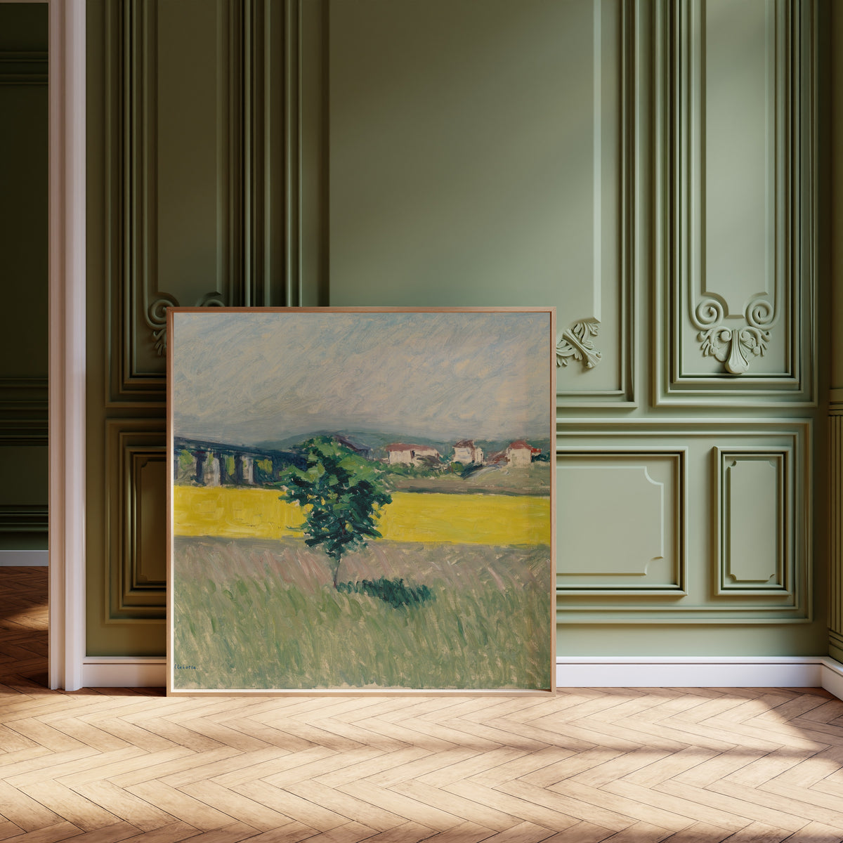 Gustave Caillebotte — Prairie au Pont d’Argenteuil | Fine Art Print