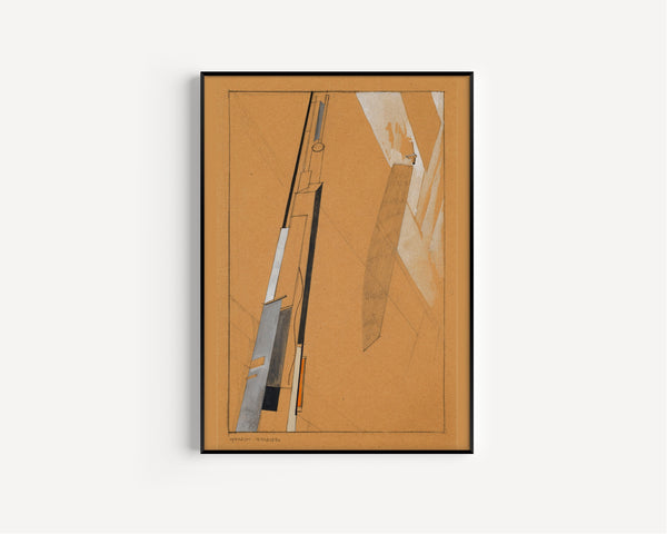 El Lissitzky — Preliminary Study for Proun 2D | Constructivist Art Print