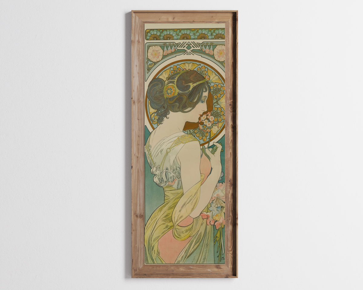 Alphonse Mucha — Primrose | Art Nouveau Print
