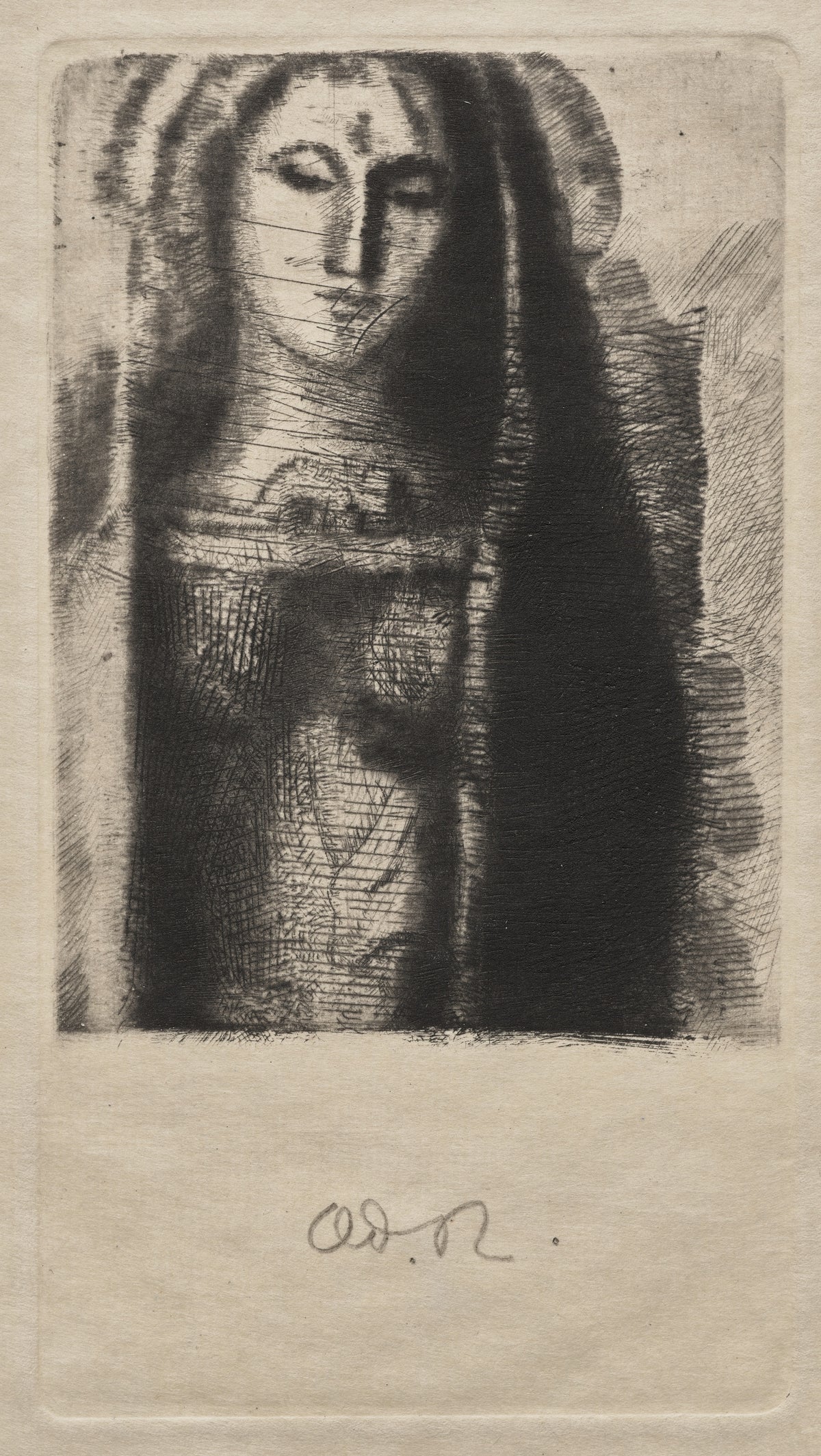 Odilon Redon — Princess Maleine (The Little Madonna) | Symbolist Art Print