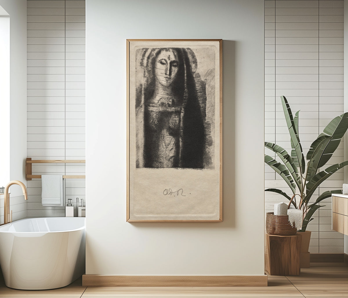 Odilon Redon — Princess Maleine (The Little Madonna) | Symbolist Art Print
