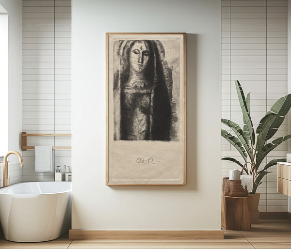 Odilon Redon — Princess Maleine (The Little Madonna) | Symbolist Art Print