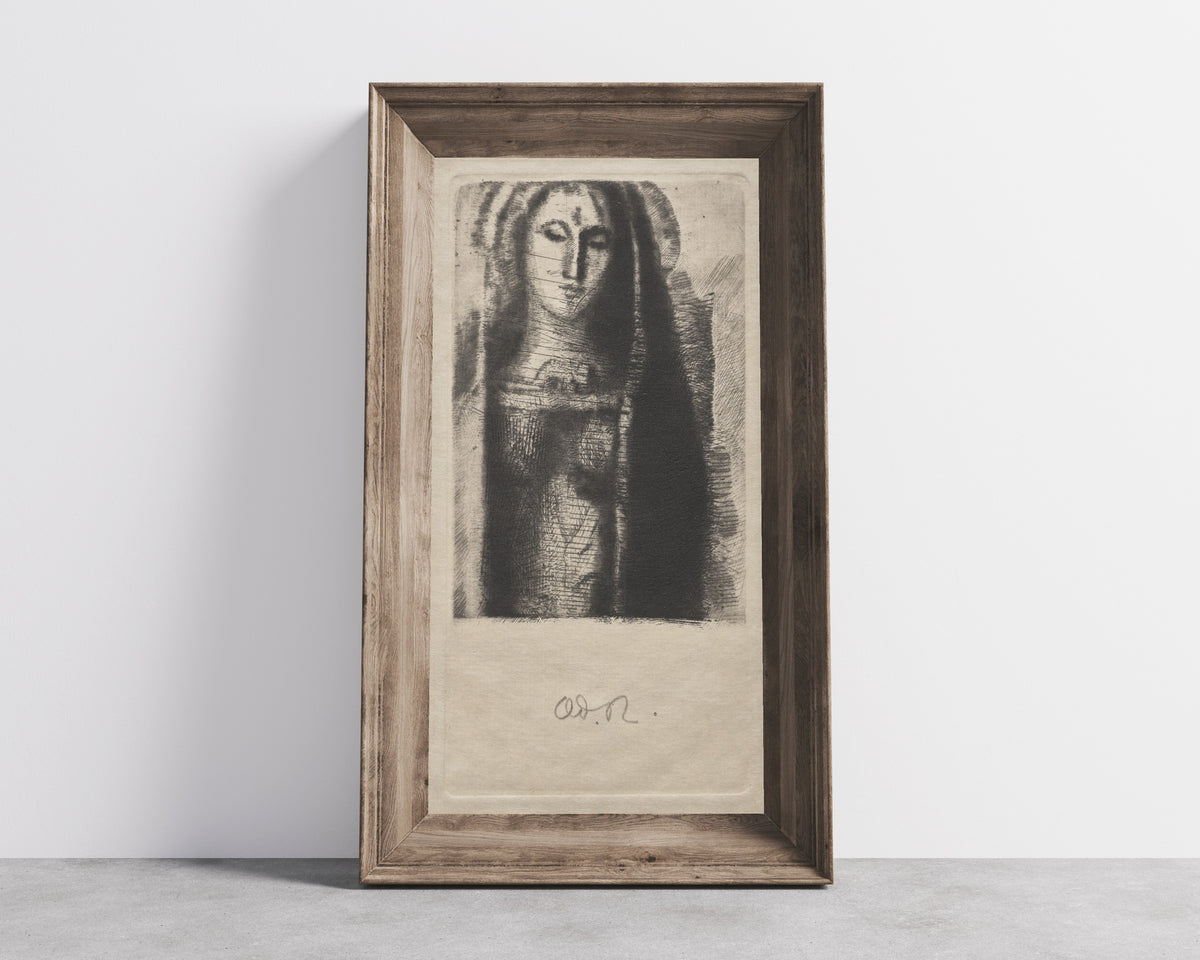 Odilon Redon — Princess Maleine (The Little Madonna) | Symbolist Art Print