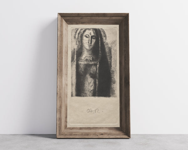 Odilon Redon — Princess Maleine (The Little Madonna) | Symbolist Art Print