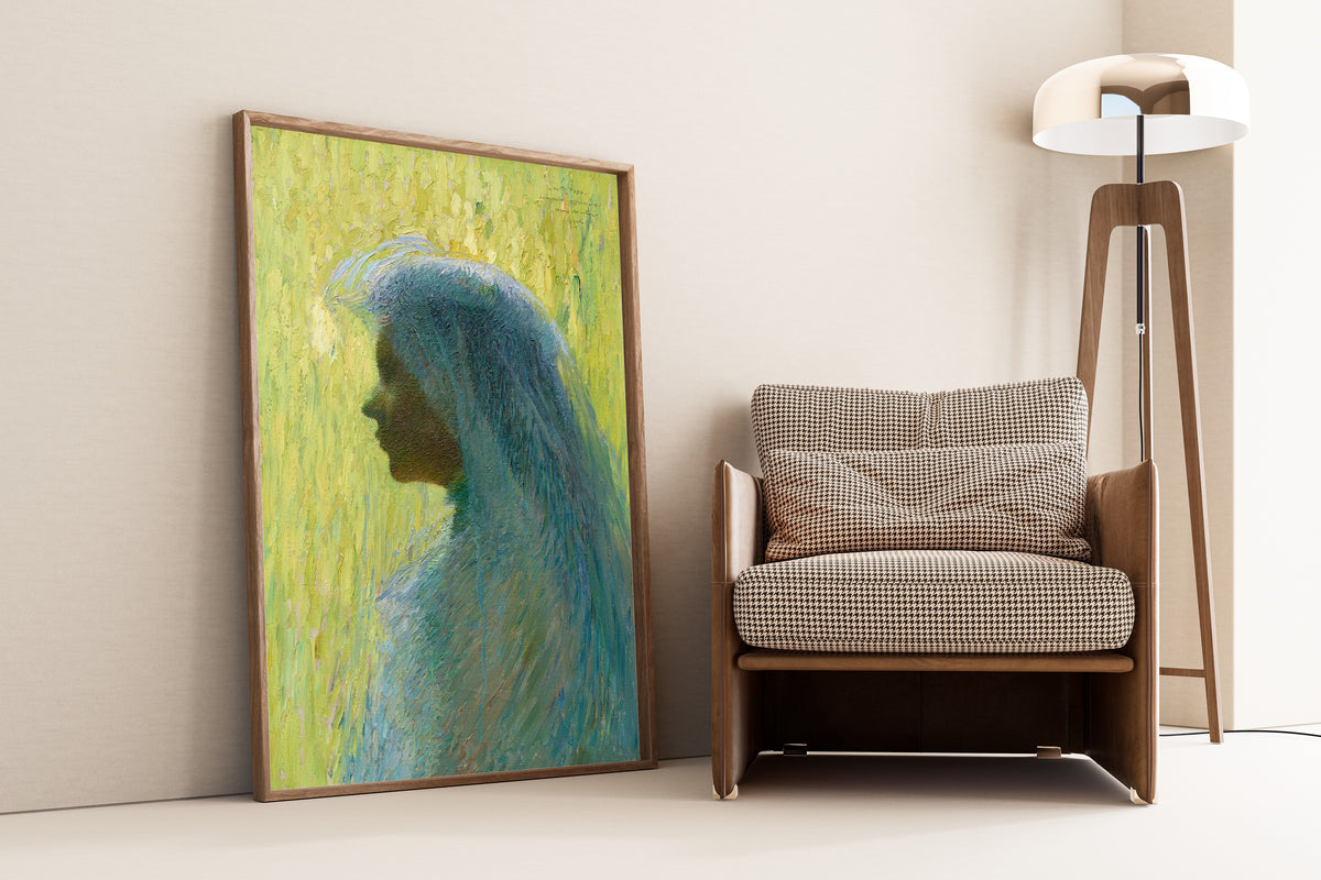 Henri Martin — Profil au voile | Fine Art Print