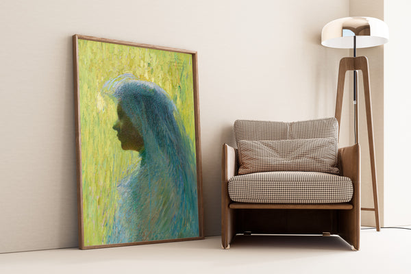 Henri Martin — Profil au voile | Fine Art Print