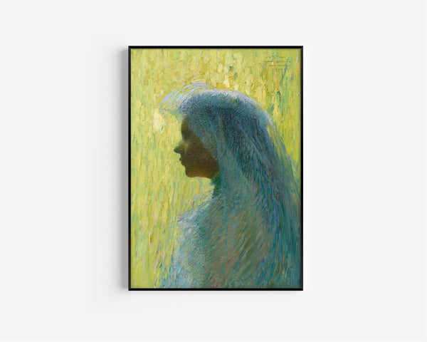 Henri Martin — Profil au voile | Fine Art Print