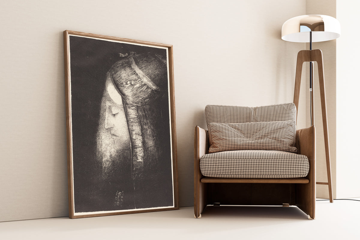 Odilon Redon — Profile of Light | Symbolist Art Print