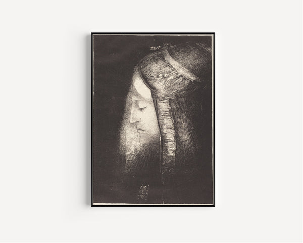 Odilon Redon — Profile of Light | Symbolist Art Print