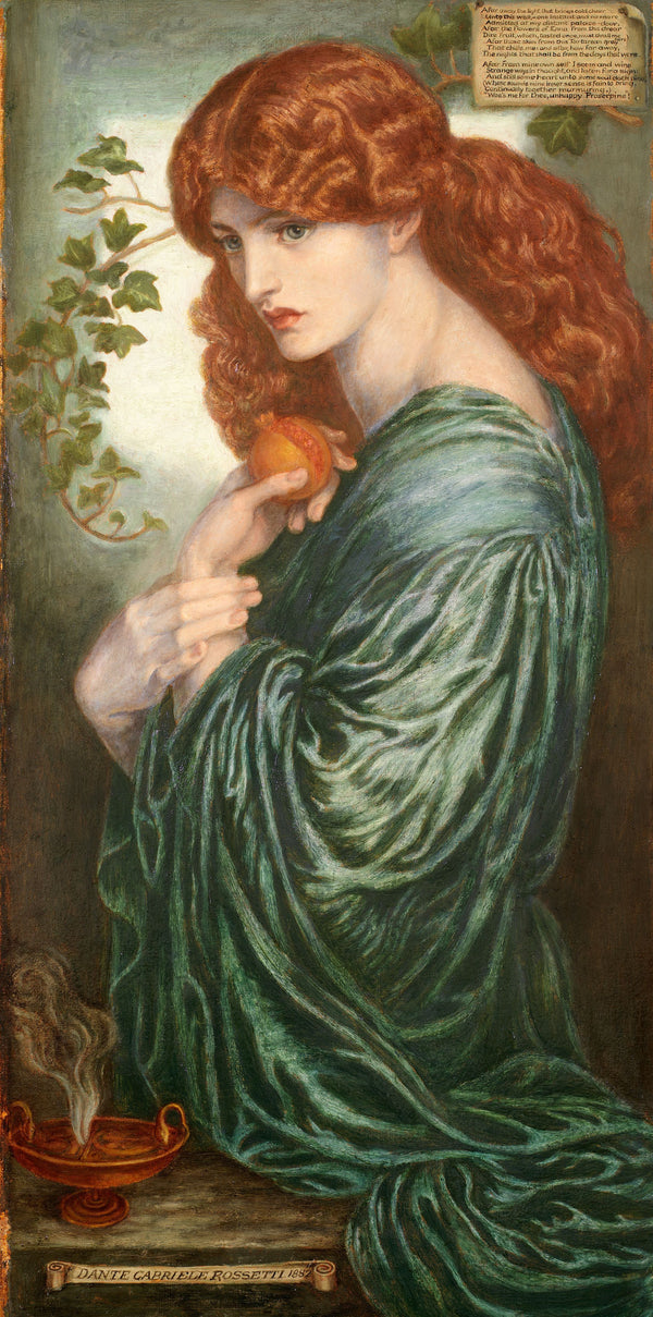 Dante Gabriel Rossetti — Proserpine | Pre-Raphaelite Art Print