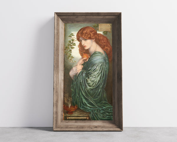 Dante Gabriel Rossetti — Proserpine | Pre-Raphaelite Art Print