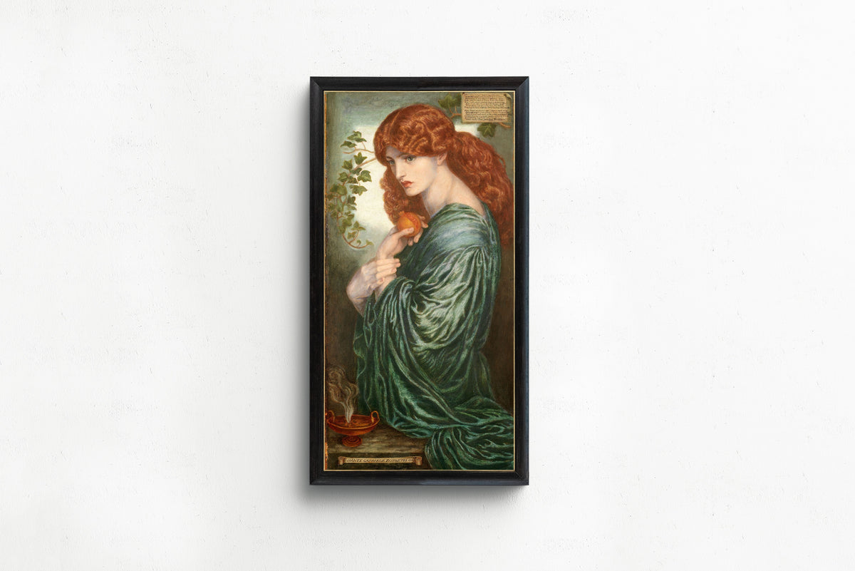 Dante Gabriel Rossetti — Proserpine | Pre-Raphaelite Art Print