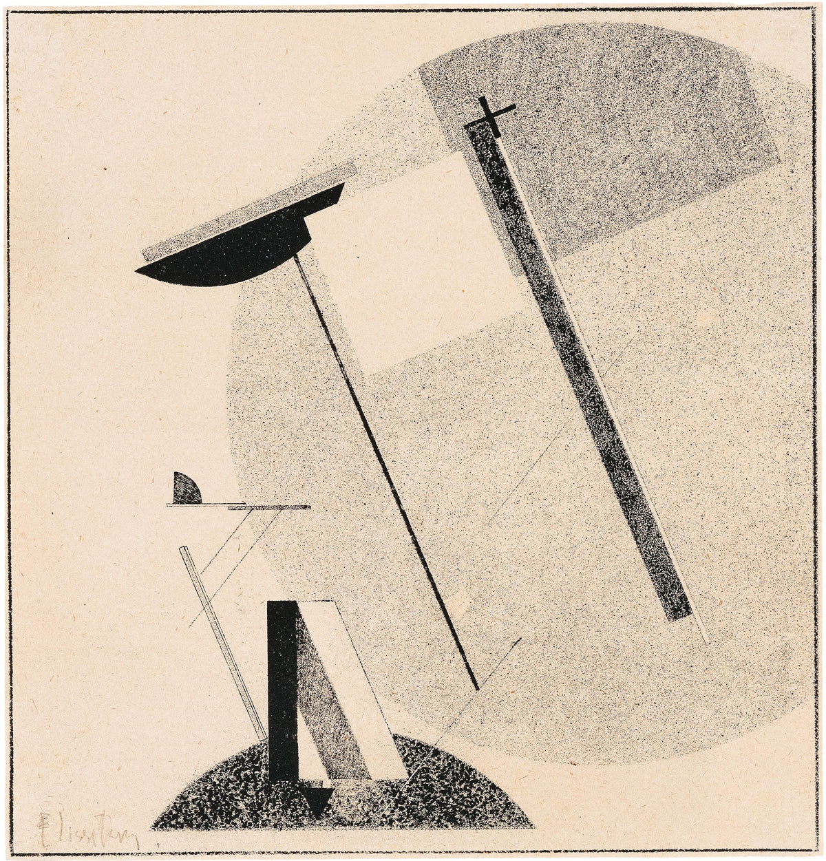El Lissitzky — Proun 3A | Constructivist Art Print
