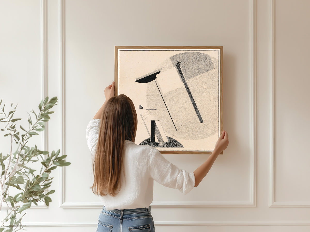El Lissitzky — Proun 3A | Constructivist Art Print