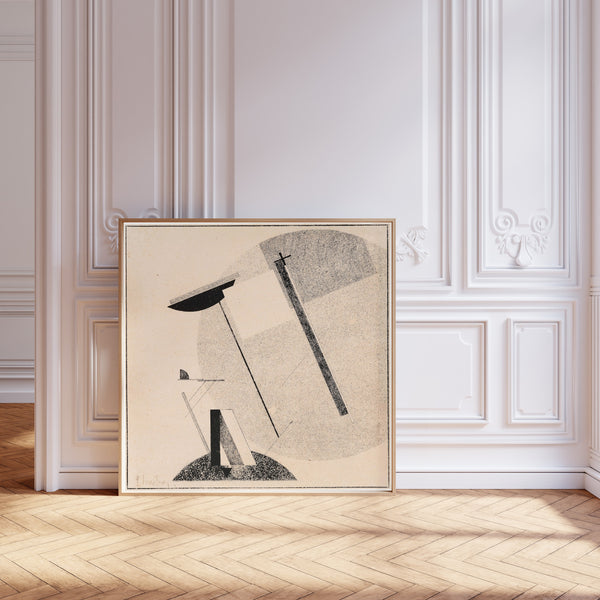 El Lissitzky — Proun 3A | Constructivist Art Print