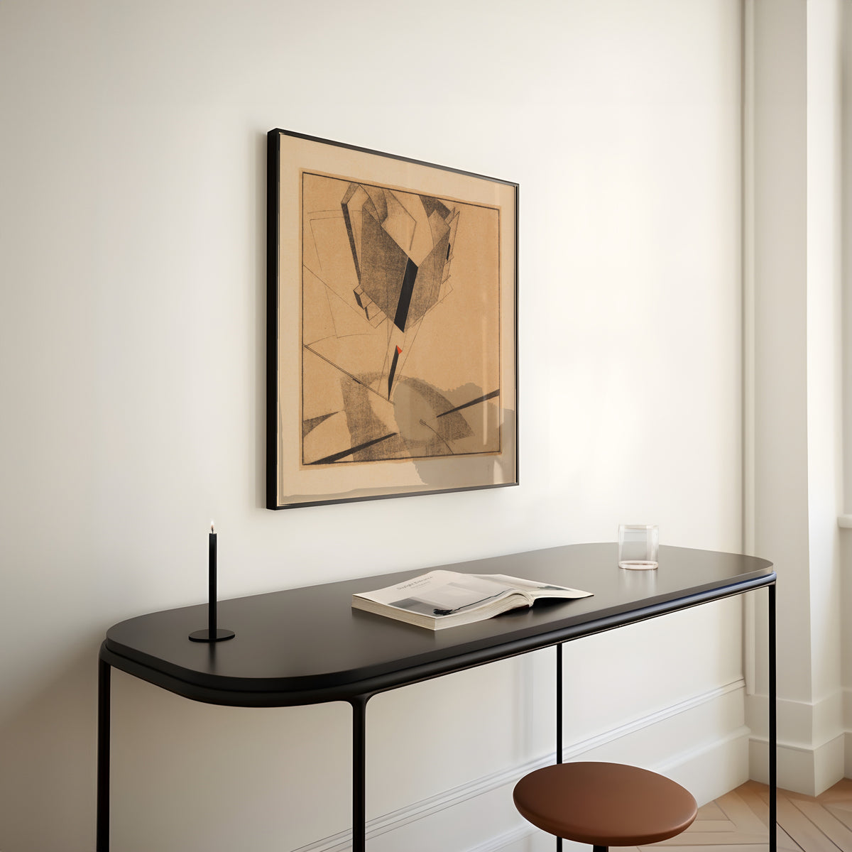 El Lissitzky — Proun 5A | Constructivist Lithograph Print