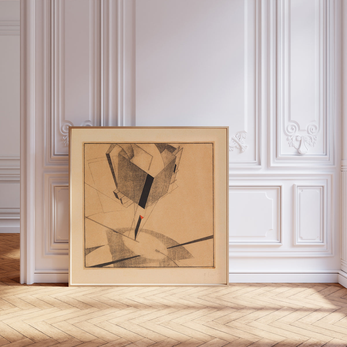 El Lissitzky — Proun 5A | Constructivist Lithograph Print