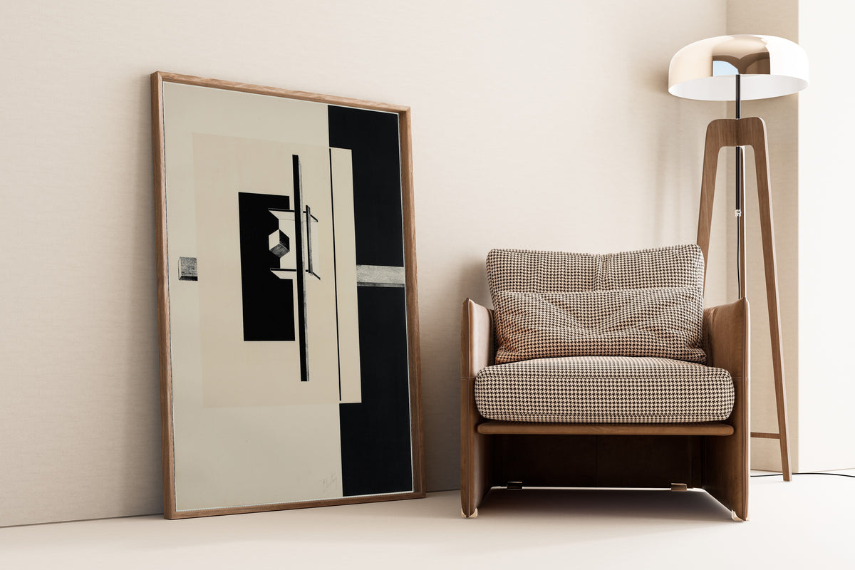 El Lissitzky — Proun Portfolio: Black Band and Cube | Constructivist Lithograph Print