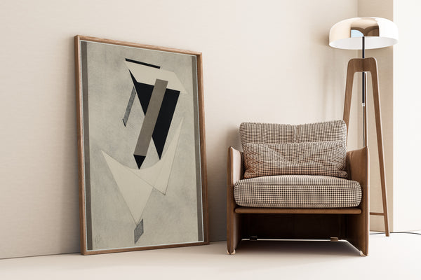 El Lissitzky — Proun Portfolio: Grey and Black Triangles | Constructivist Lithograph Print