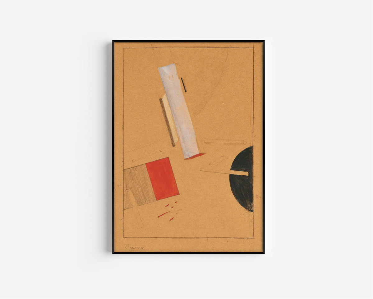 El Lissitzky — Proun Study | Constructivist Art Print