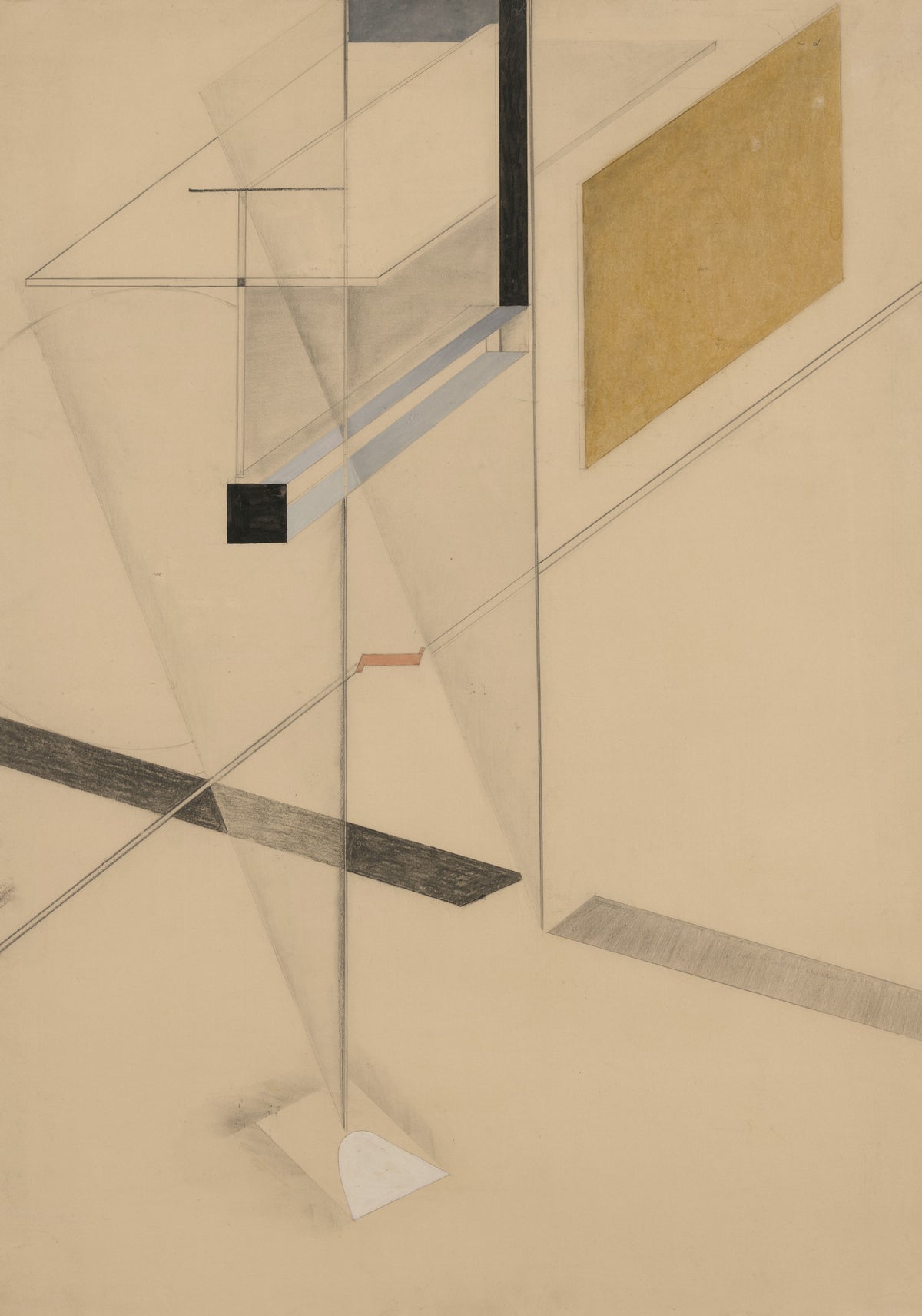 El Lissitzky — Proun Study l.n. 31 | Constructivist Art Print