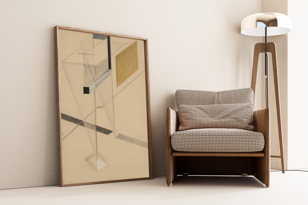 El Lissitzky — Proun Study l.n. 31 | Constructivist Art Print