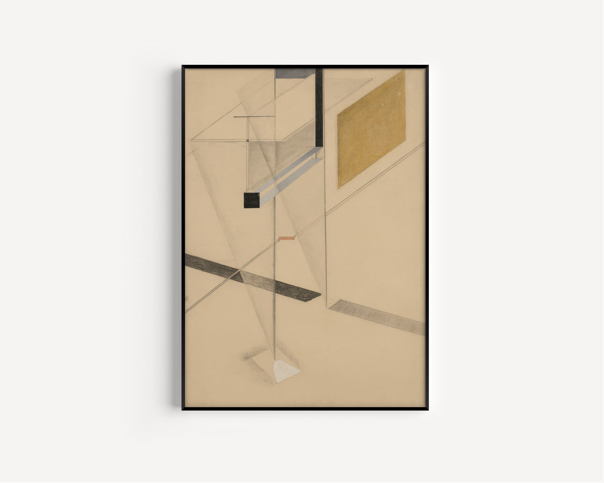 El Lissitzky — Proun Study l.n. 31 | Constructivist Art Print