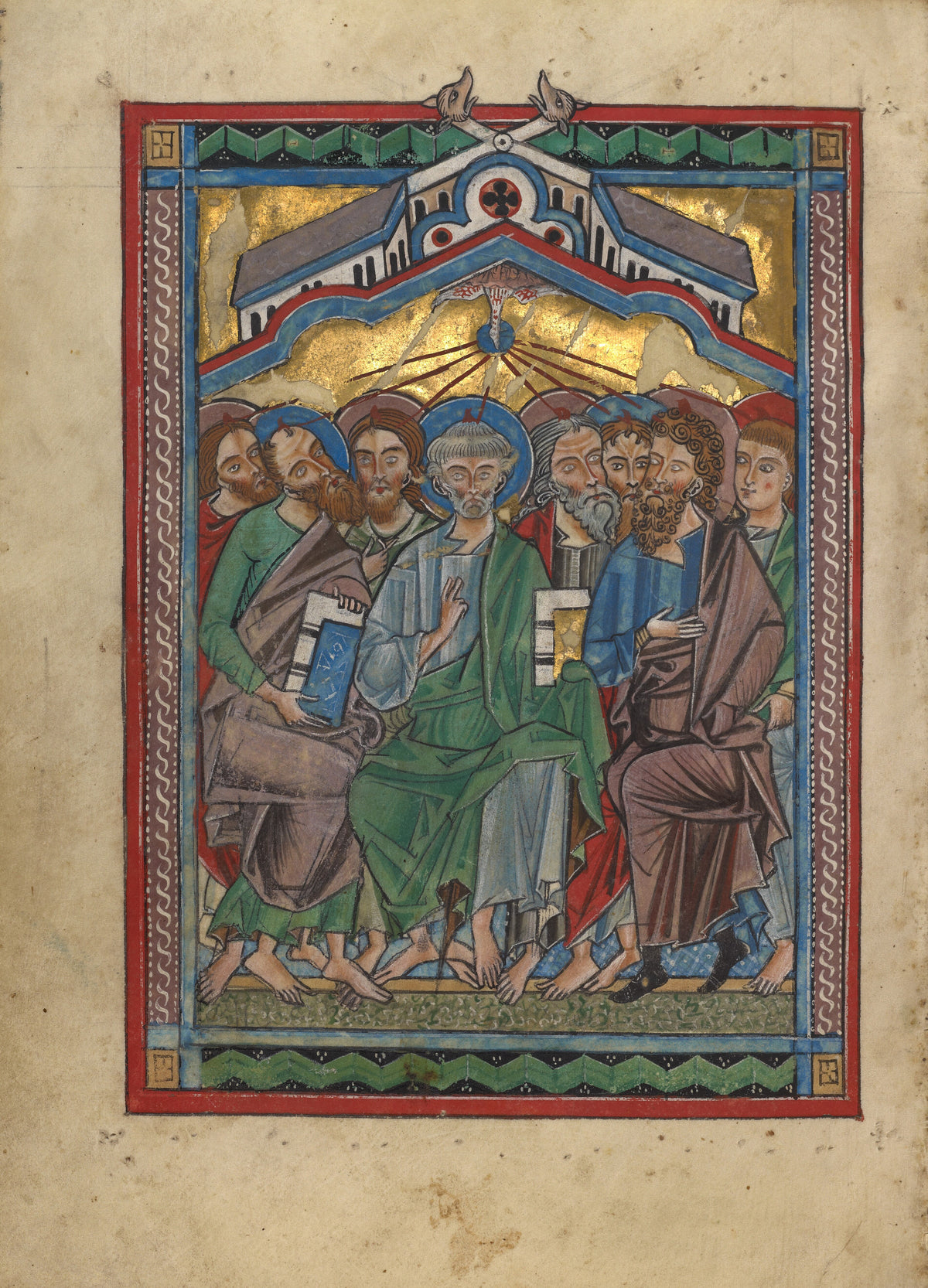 Psalter: Pentecost | Illuminated Manuscript Print