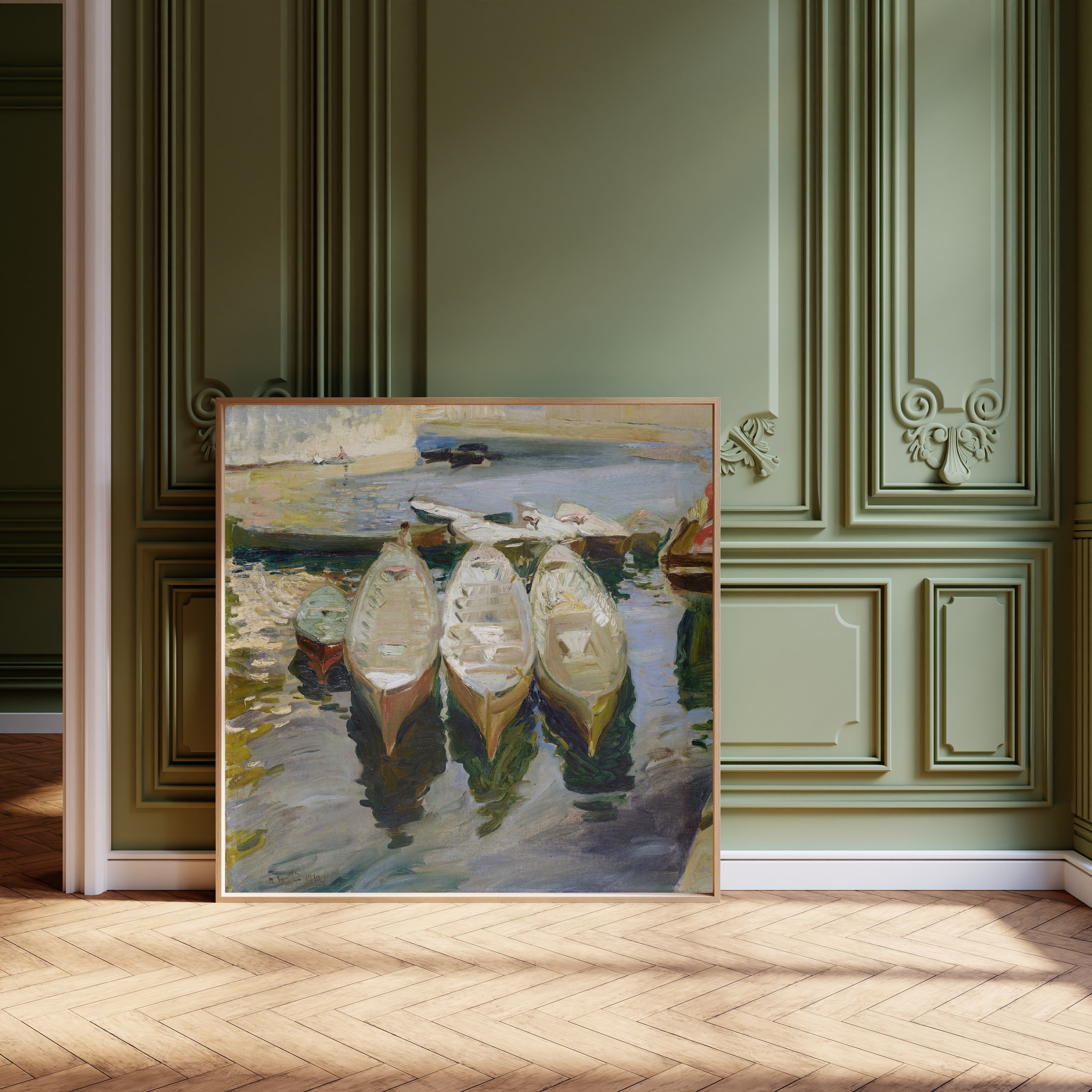 Joaquín Sorolla — The Basque Port of Guetaria | Fine Art Print