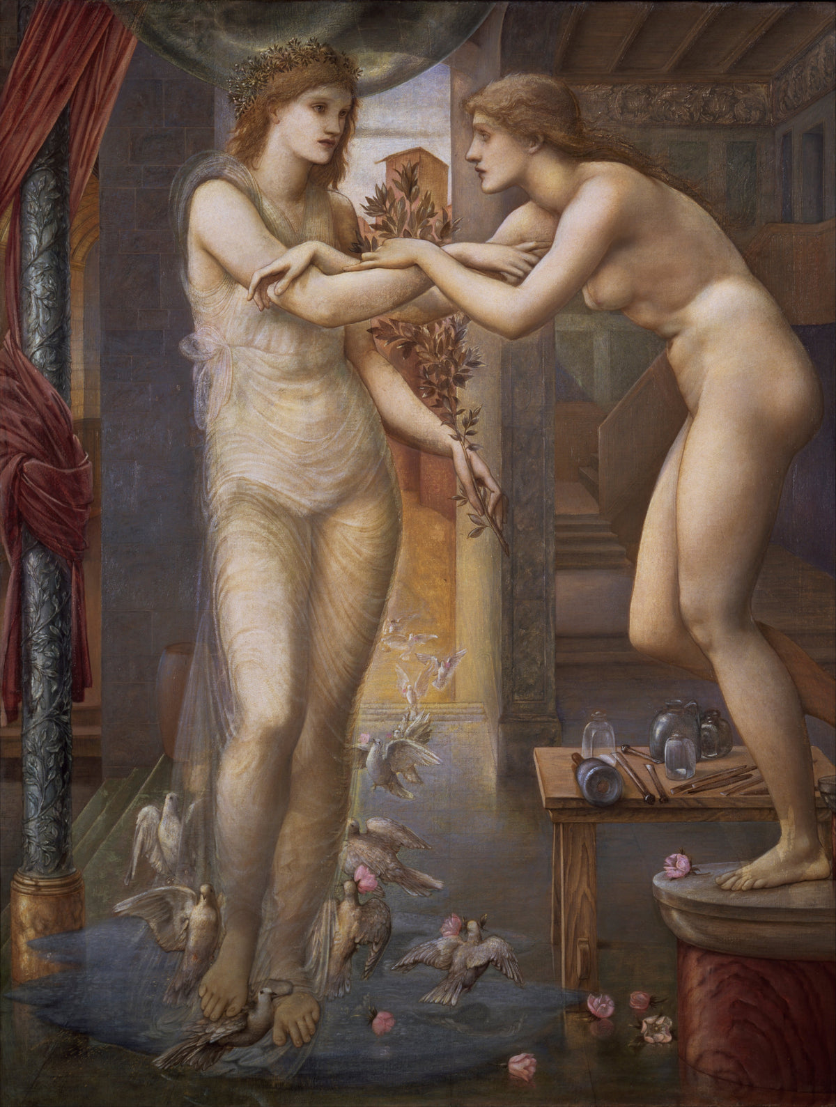 Edward Burne-Jones — Pygmalion and the Image - The Godhead Fires | Pre-Raphaelite Art Print