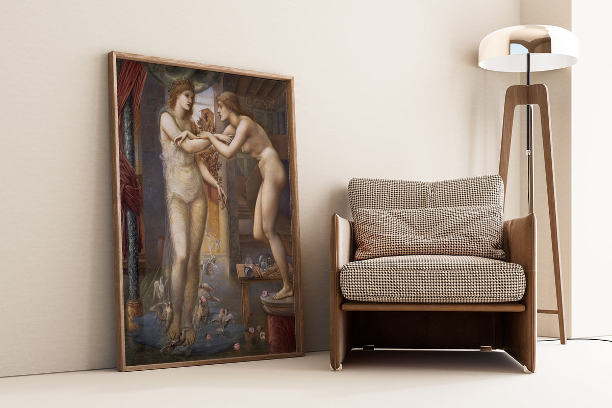 Edward Burne-Jones — Pygmalion and the Image - The Godhead Fires | Pre-Raphaelite Art Print