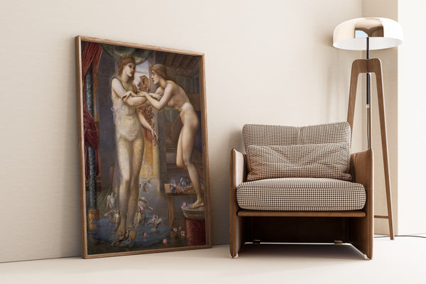 Edward Burne-Jones — Pygmalion and the Image - The Godhead Fires | Pre-Raphaelite Art Print