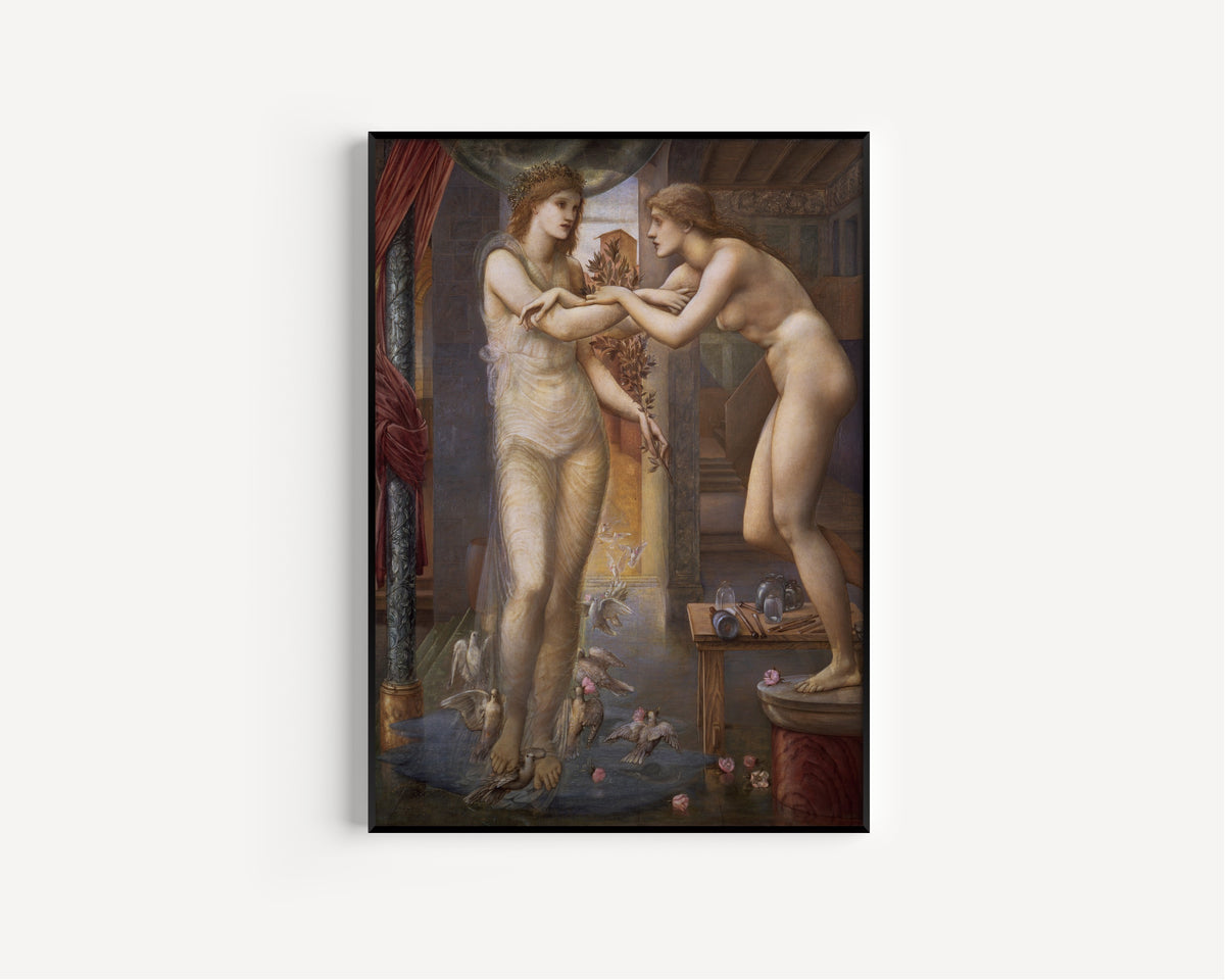 Edward Burne-Jones — Pygmalion and the Image - The Godhead Fires | Pre-Raphaelite Art Print