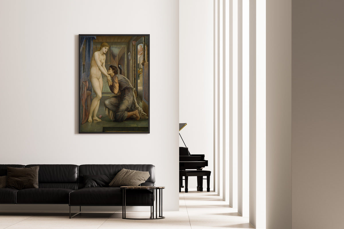 Edward Burne-Jones — Pygmalion and the Image: The Soul Attains | Pre-Raphaelite Art Print
