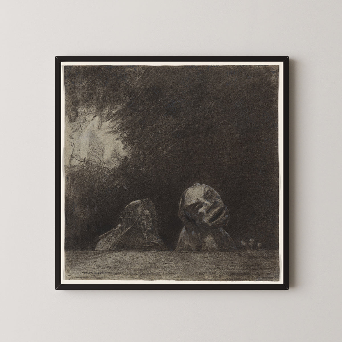 Odilon Redon — Quasimodo | Symbolist Art Print