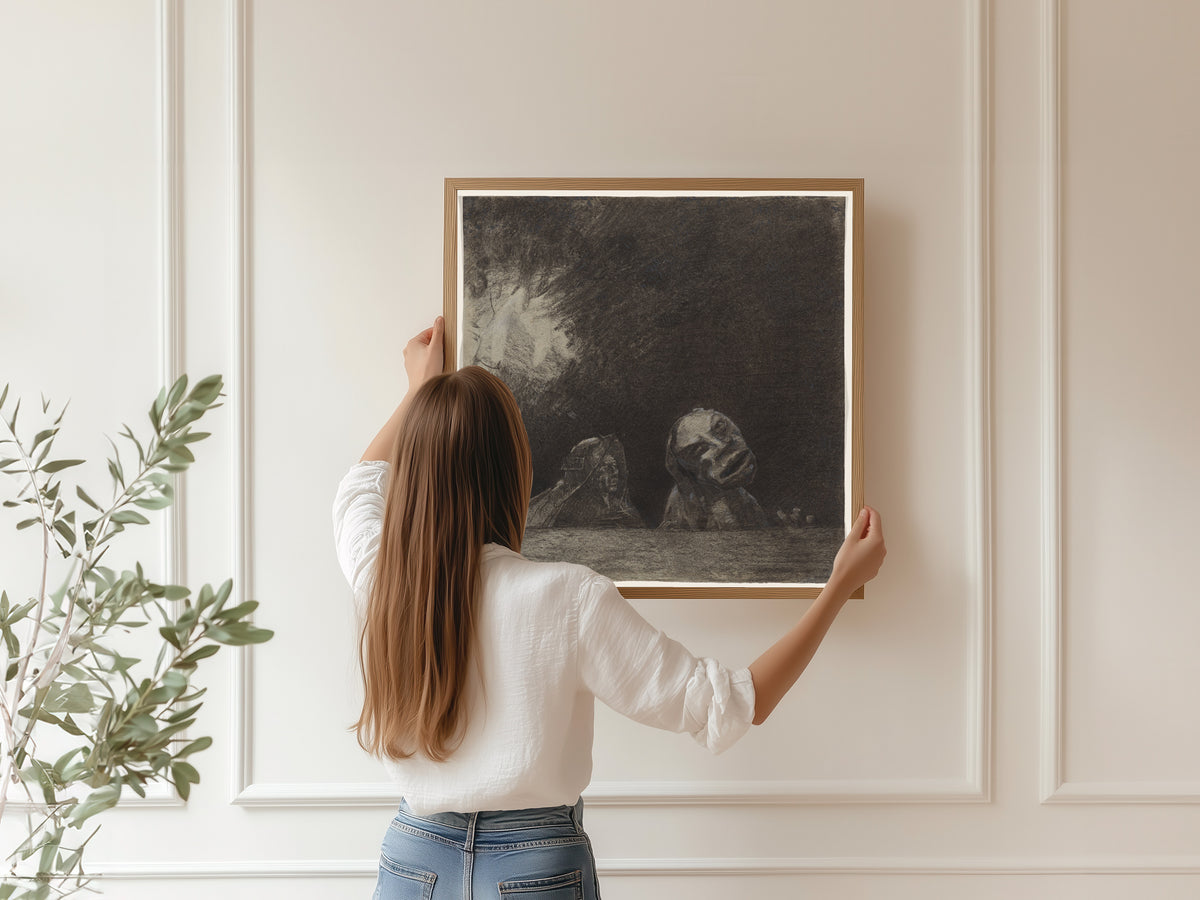Odilon Redon — Quasimodo | Symbolist Art Print