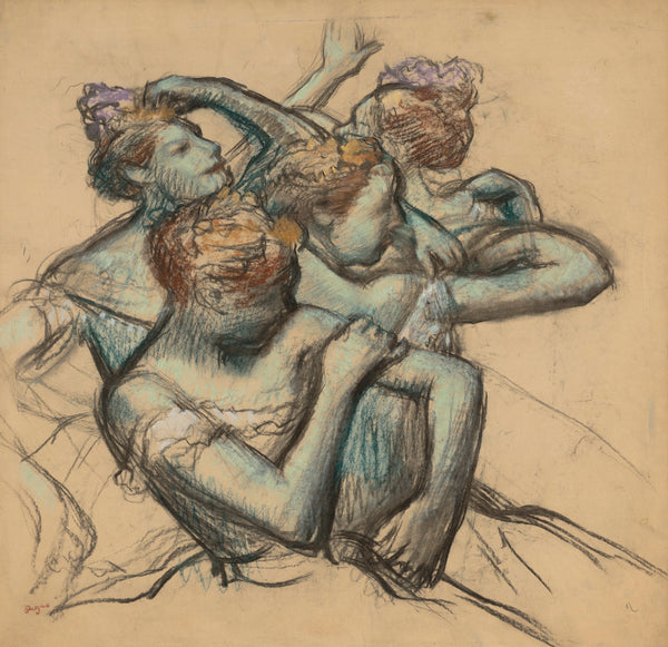 Edgar Degas — Quatre danseuses à mi-corps | Fine Art Print