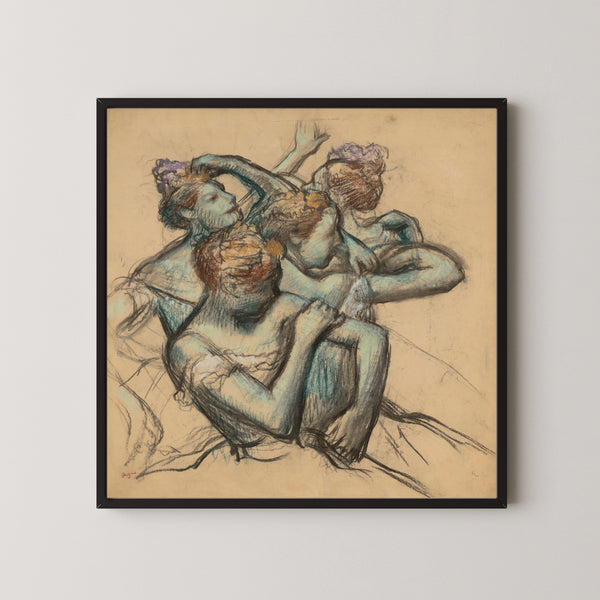 Edgar Degas — Quatre danseuses à mi-corps | Fine Art Print