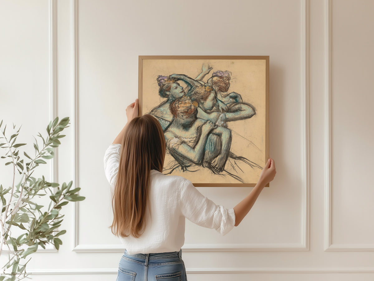 Edgar Degas — Quatre danseuses à mi-corps | Fine Art Print