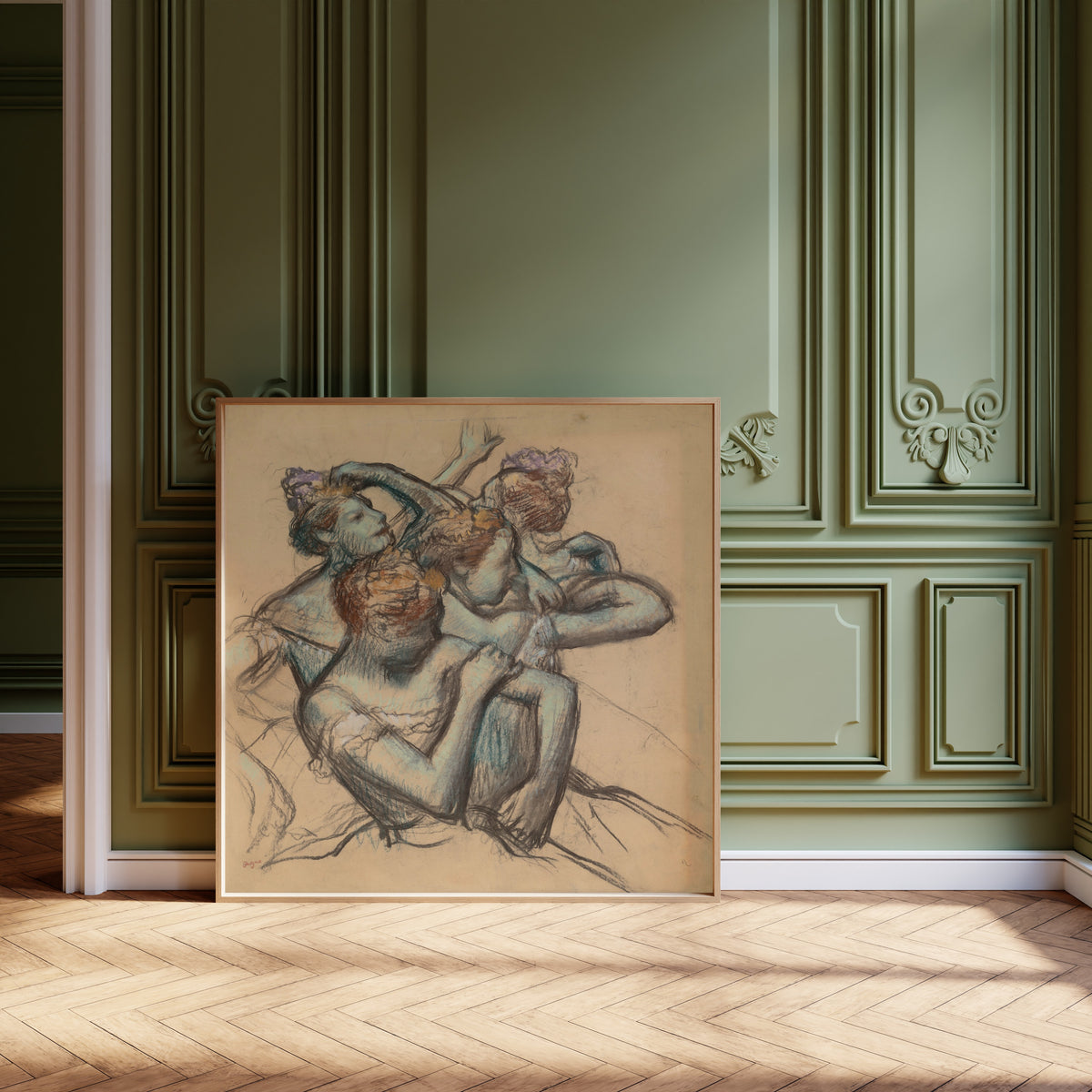 Edgar Degas — Quatre danseuses à mi-corps | Fine Art Print