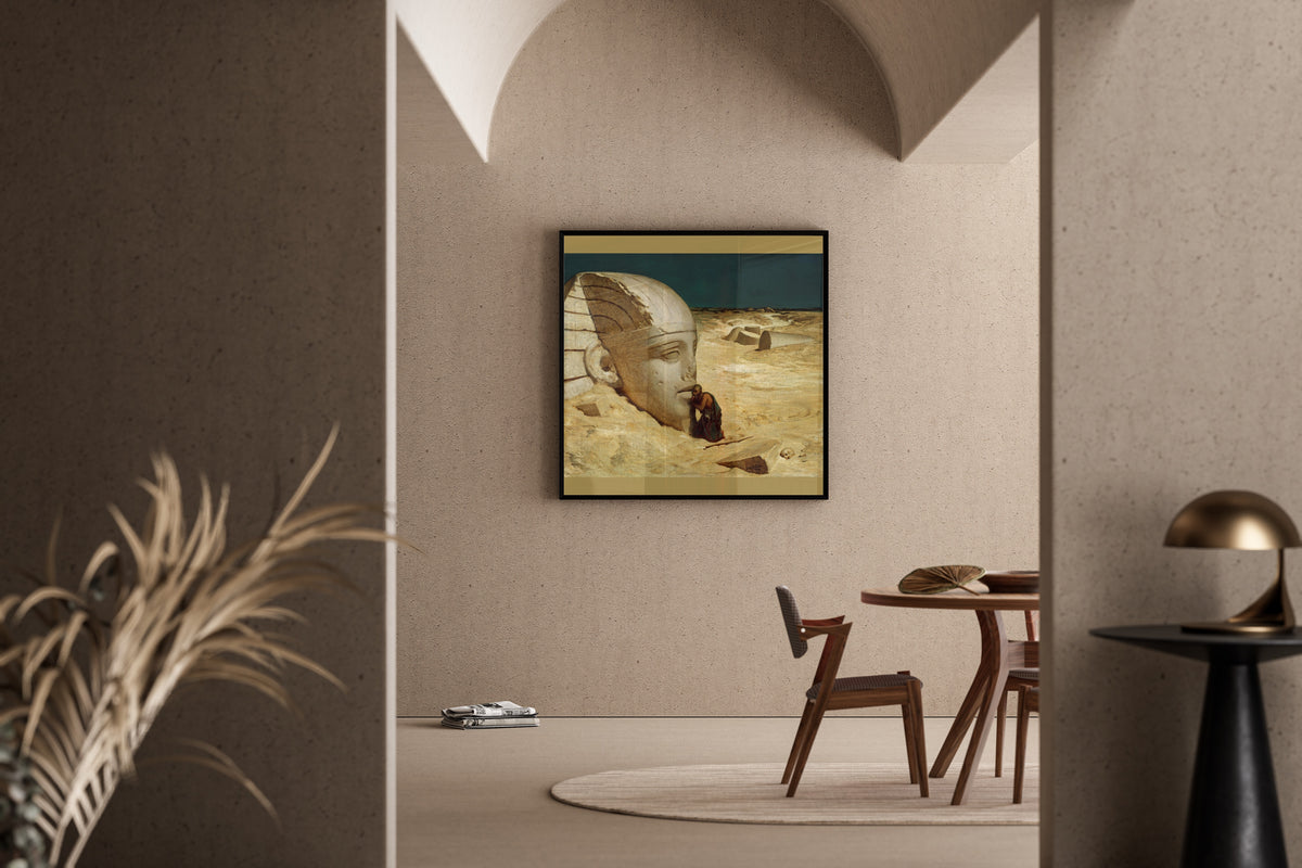 Elihu Vedder — The Questioner of the Sphinx | Symbolist Art Print