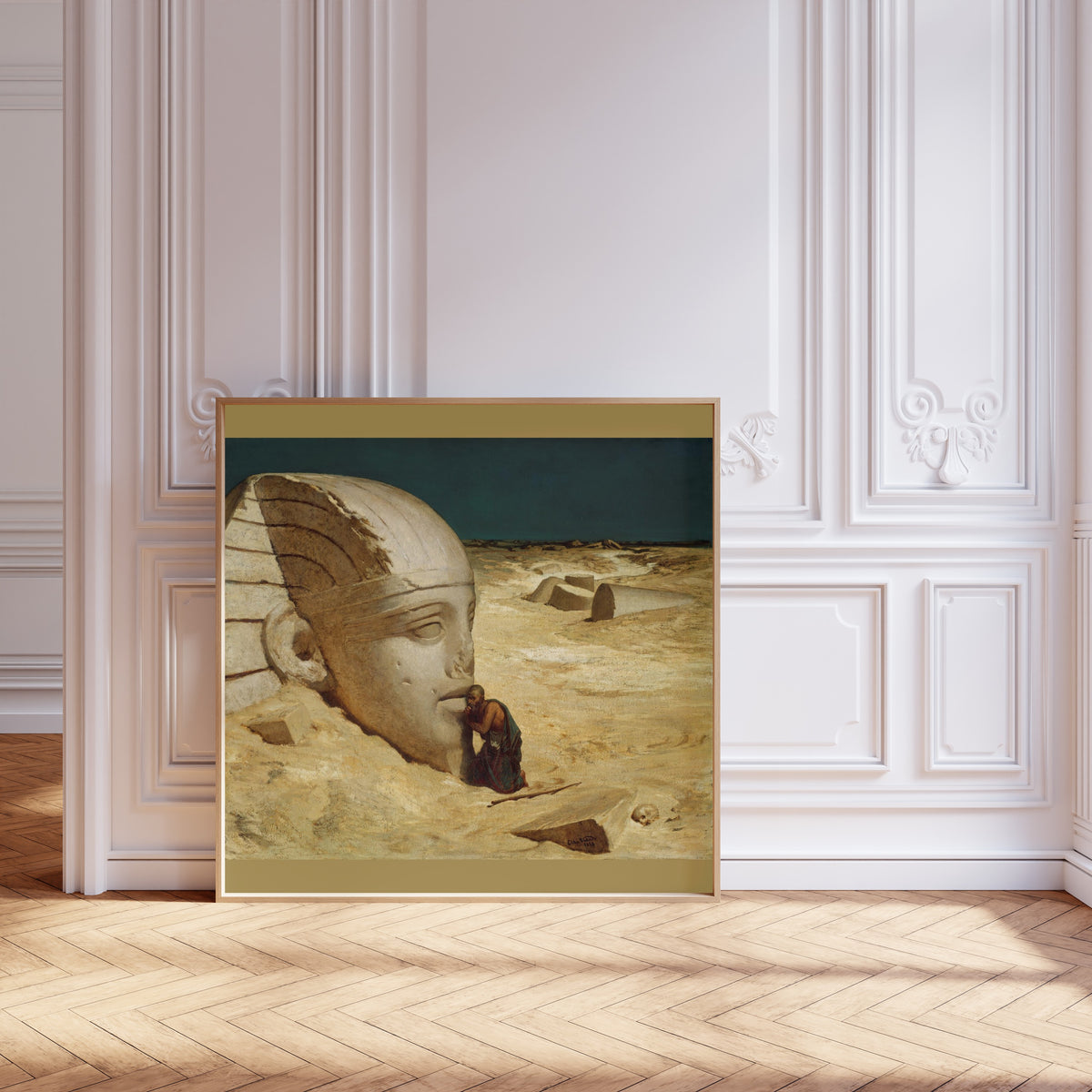 Elihu Vedder — The Questioner of the Sphinx | Symbolist Art Print