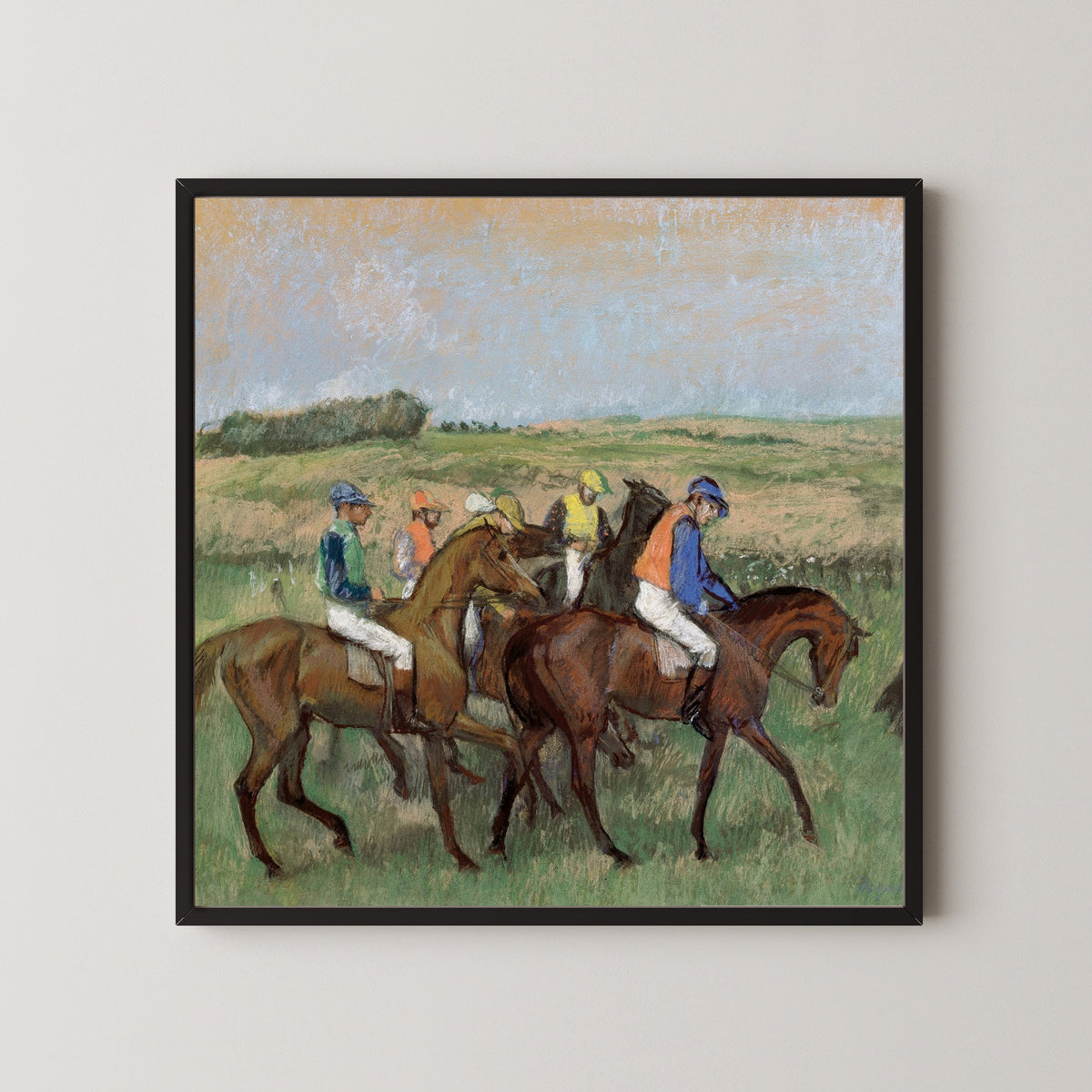 Edgar Degas — Races (Five Jockeys) | Fine Art Print