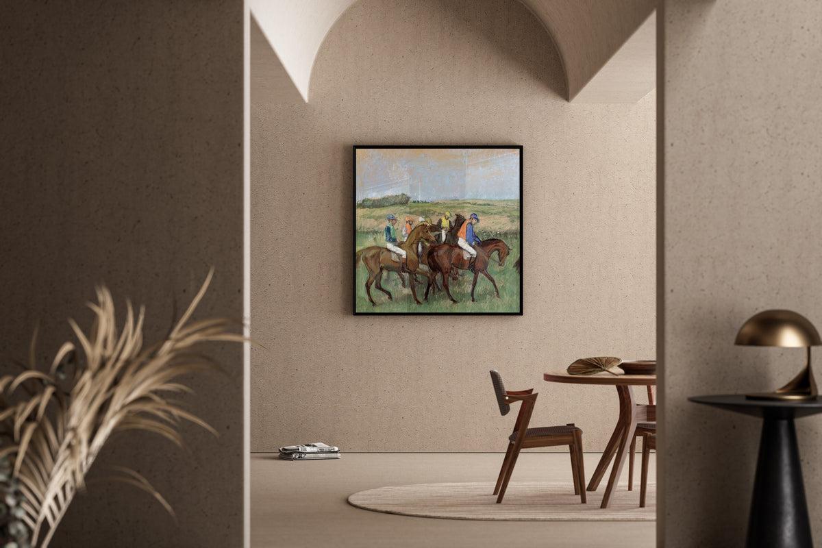 Edgar Degas — Races (Five Jockeys) | Fine Art Print