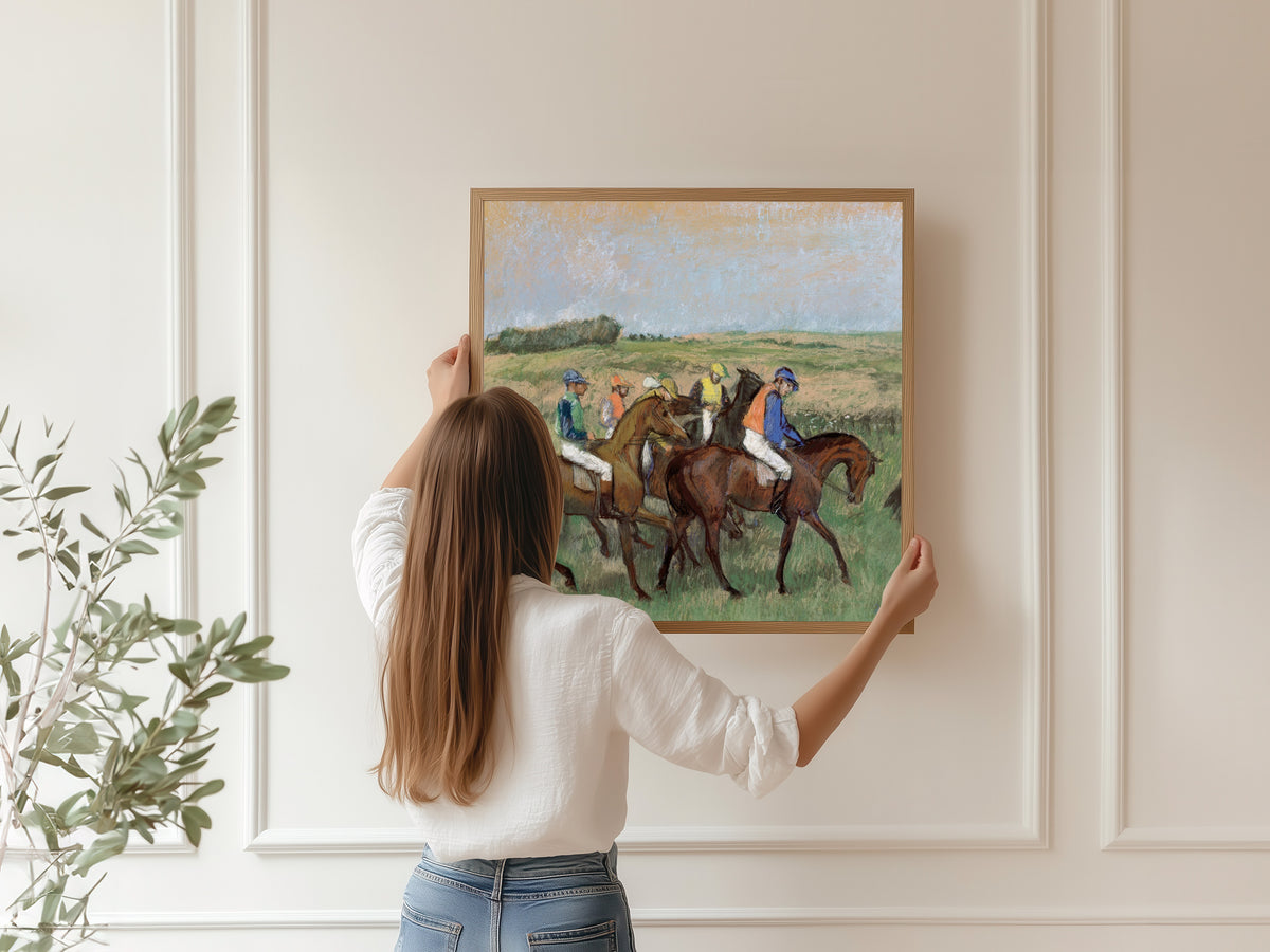 Edgar Degas — Races (Five Jockeys) | Fine Art Print