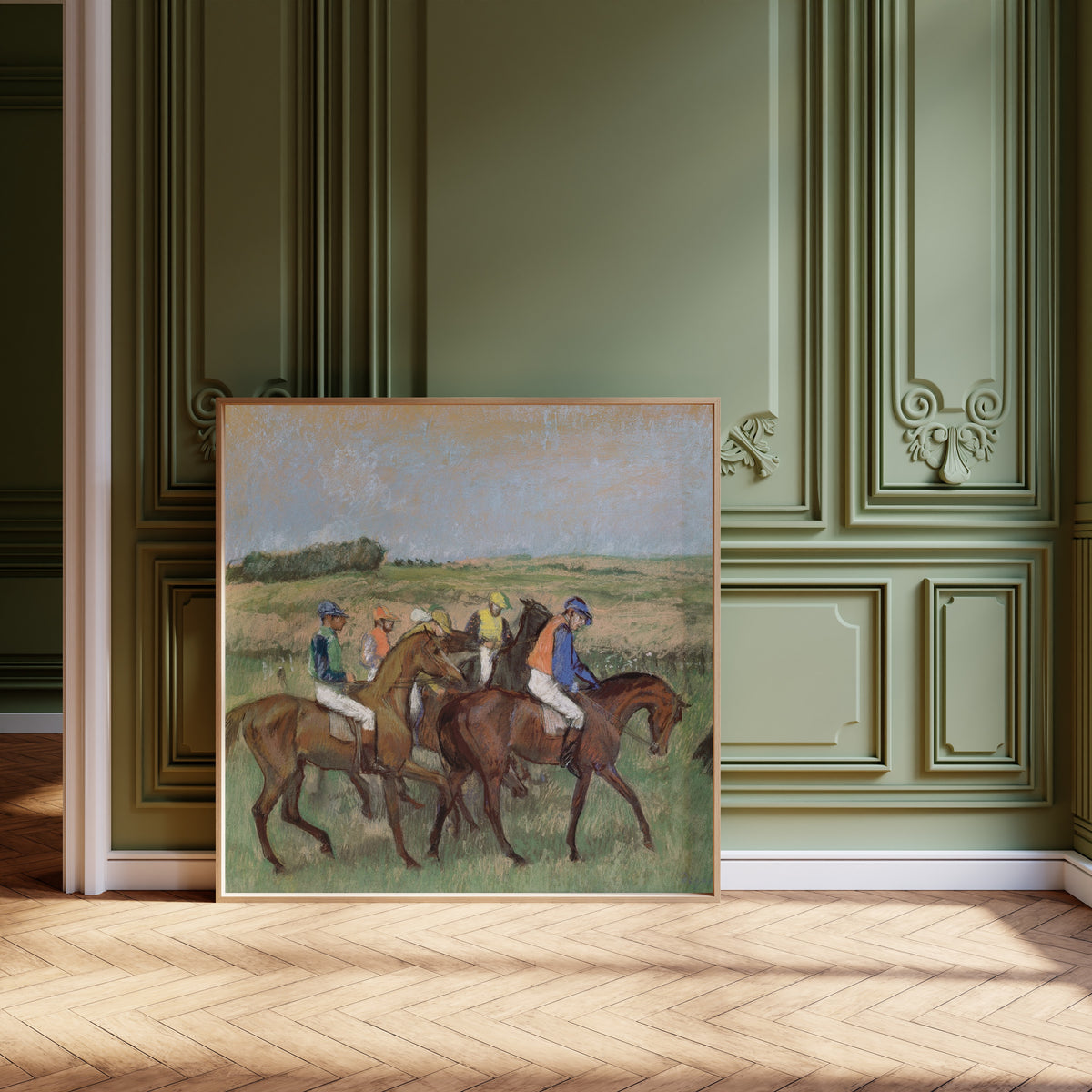 Edgar Degas — Races (Five Jockeys) | Fine Art Print